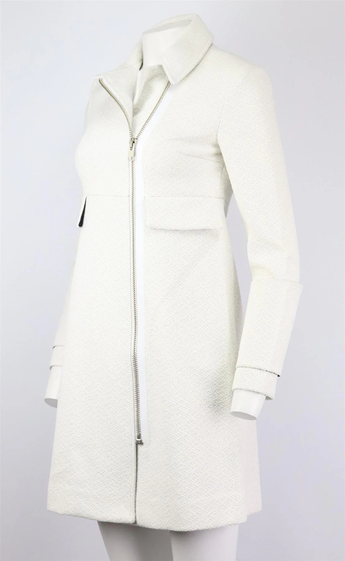 A.L.C. BOHEN TEXTURED WOOL BLEND COAT US 2 UK 6 - Image 3