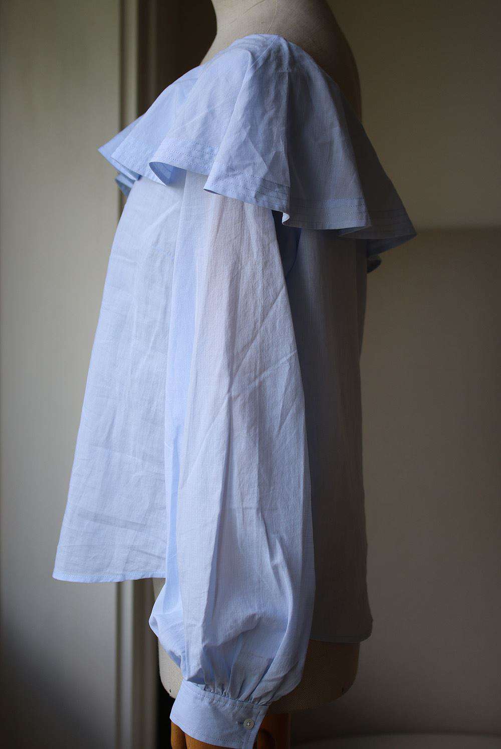 A.L.C. BRIELLE ONE SHOULDER RUFFLED TOP US 8 UK 12 - Image 4