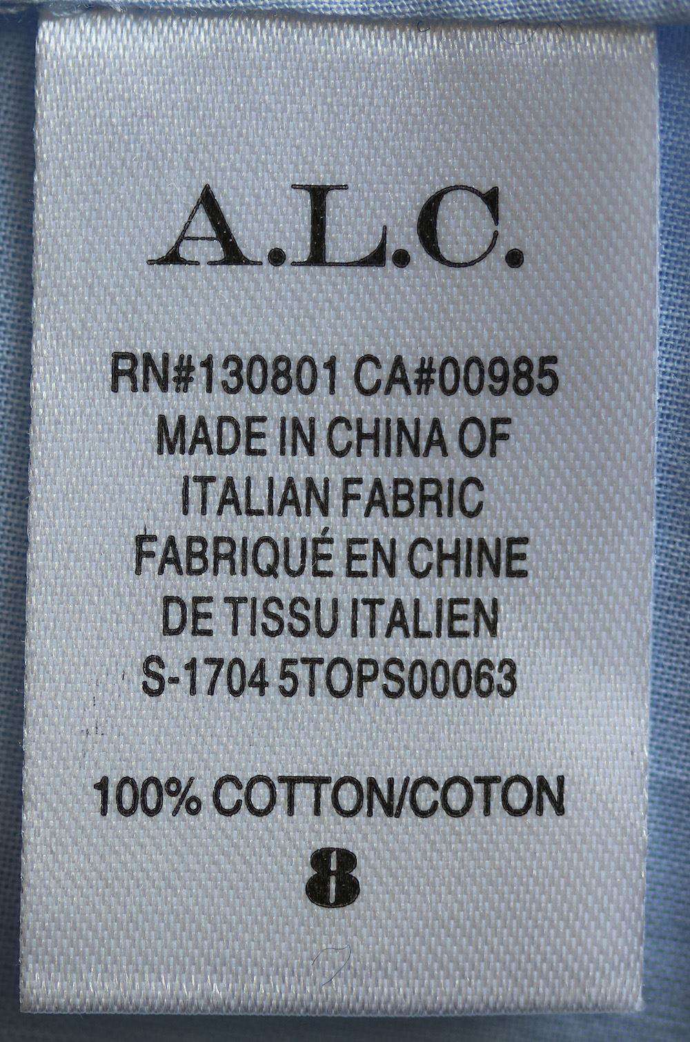 A.L.C. BRIELLE ONE SHOULDER RUFFLED TOP US 8 UK 12 - Image 7