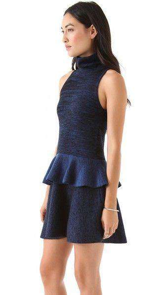 A.L.C. DAPHNE PEPLUM DRESS MEDIUM - Image 3