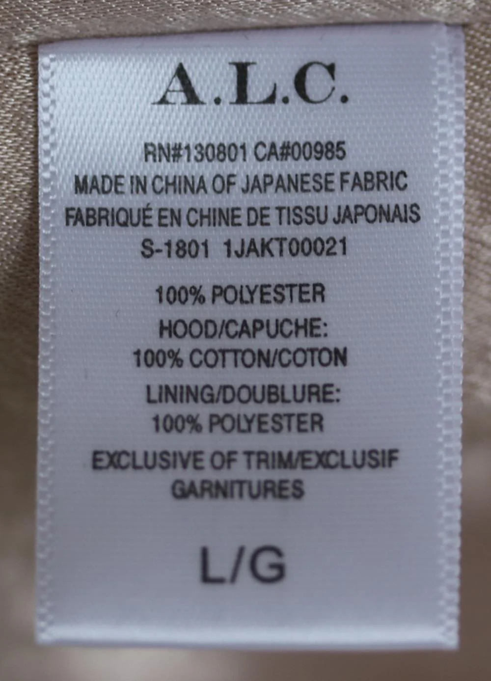 A.L.C. EDISON PANELED COTTON AND SATIN BOMBER JACKET LARGE - Image 6