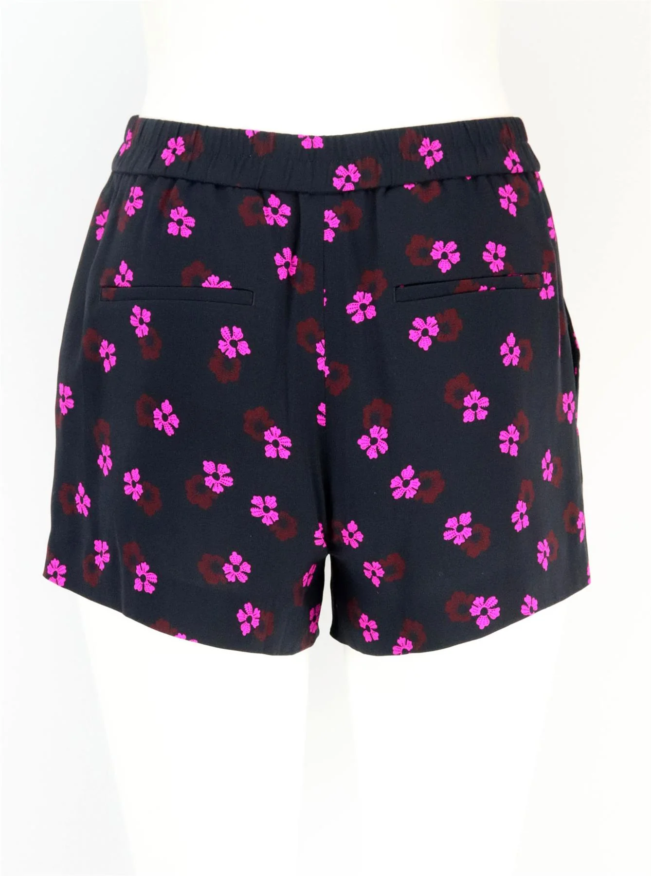 A.L.C. FLORAL PRINT SILK CREPE SHORTS US 4 UK 8 - Image 4