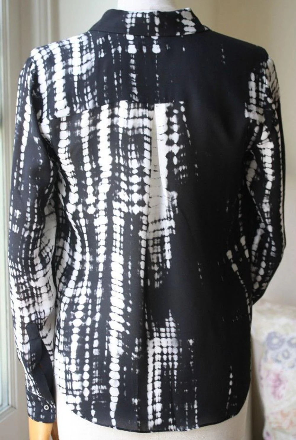 A.L.C. SONG TIE DYED SILK SHIRT US 2 UK 6 - Image 4