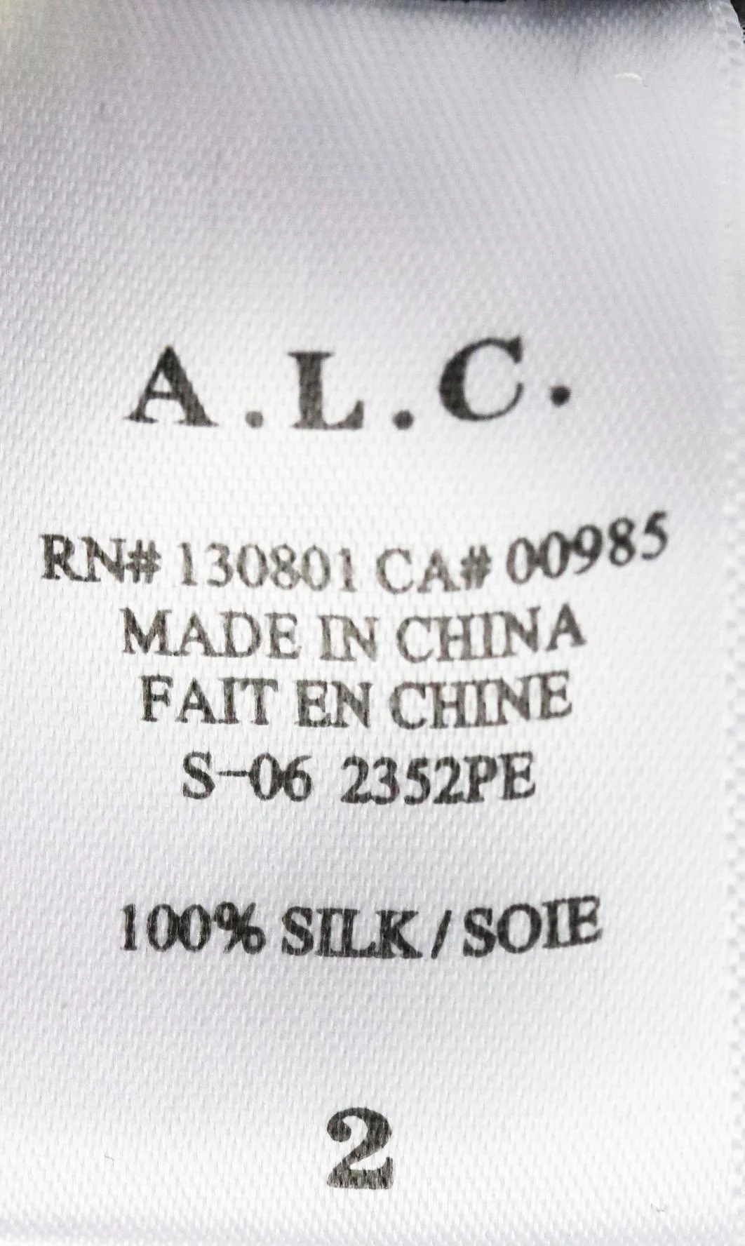 A.L.C. TIE DYED SILK SHORTS US 2 UK 6 - Image 6