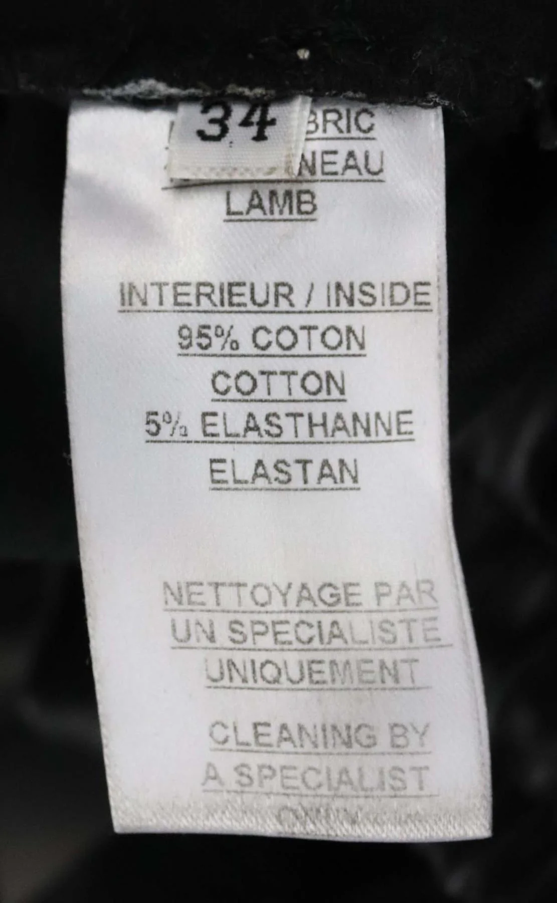 BALMAIN STRETCH LEATHER BIKER PANTS FR 34 UK 6 - Image 6