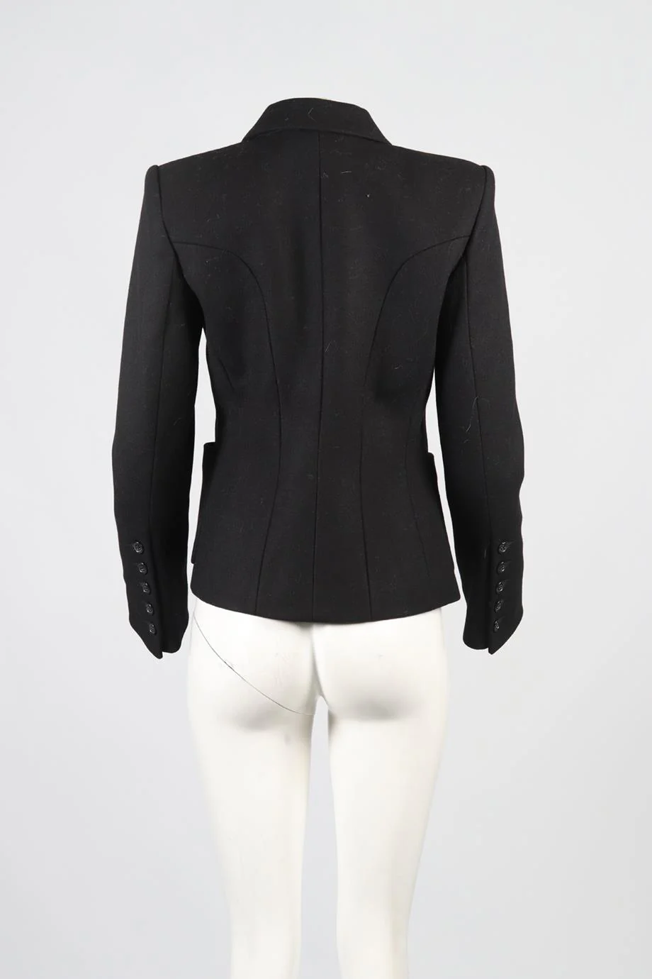 BARBARA BUI WOOL BLEND BLAZER LARGE - Image 4