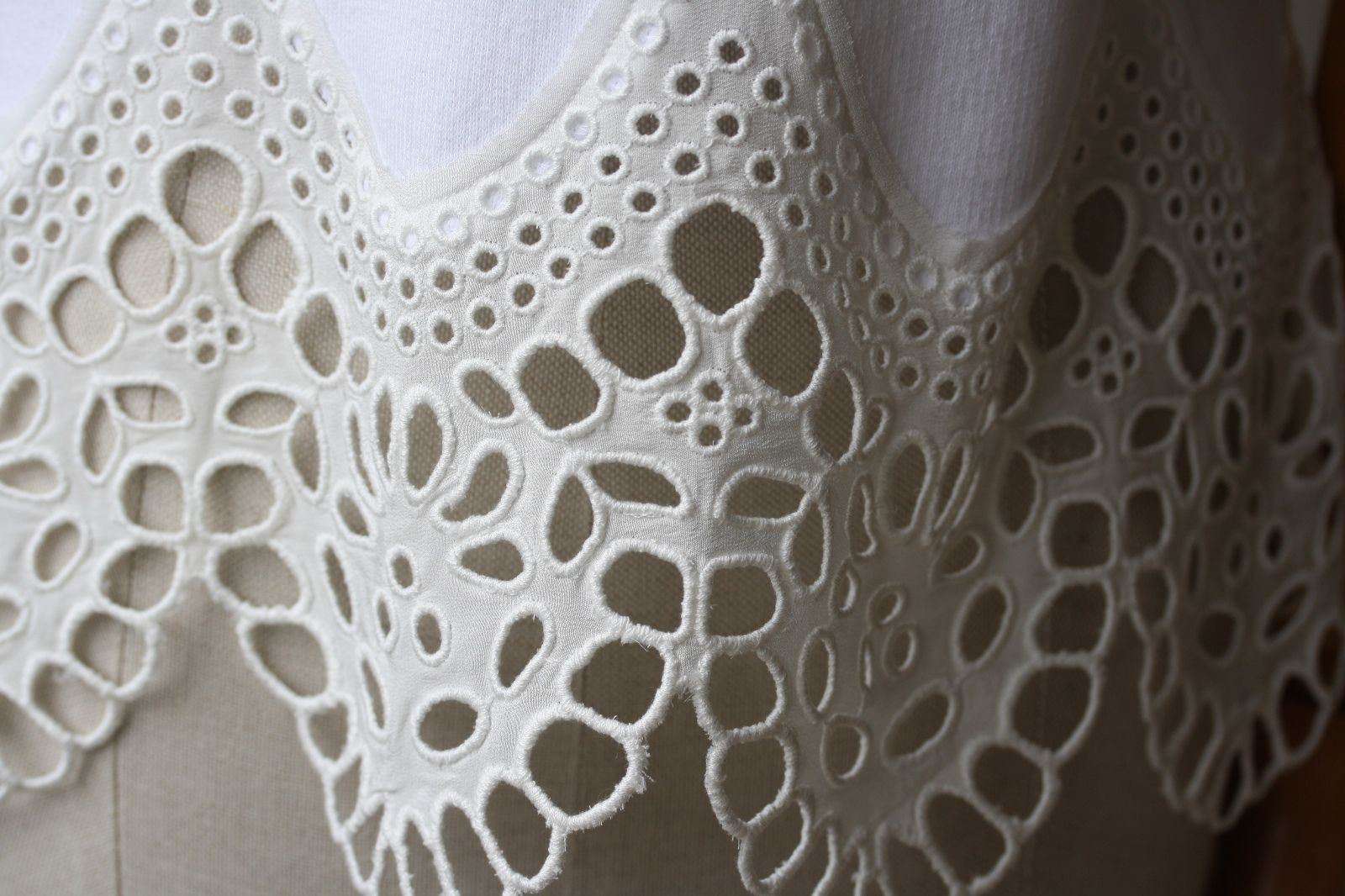 CHLOE EYELET LACE-TRIM TOP SMALL - Image 6