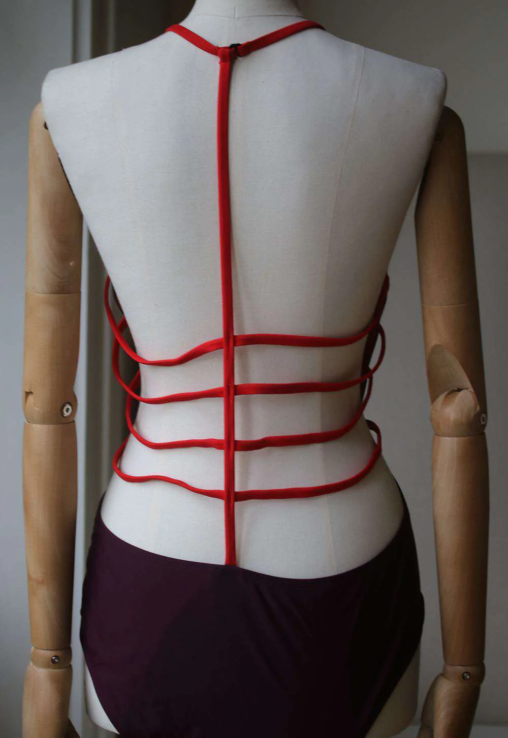 CHROMAT AMELIA RIBBED ONE-PIECE SWIMSUIT LARGE - Image 5