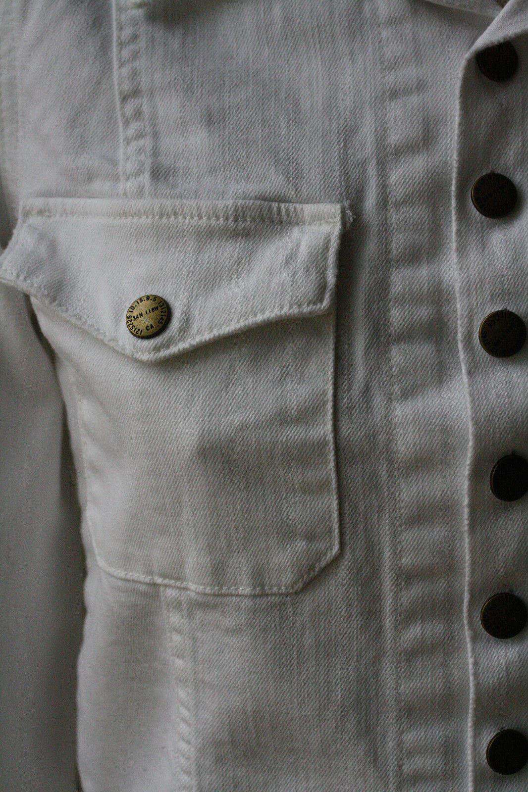 CURRENT/ELLIOTT THE SNAP JACKET IN SUGAR 1 UK 8 - Image 4