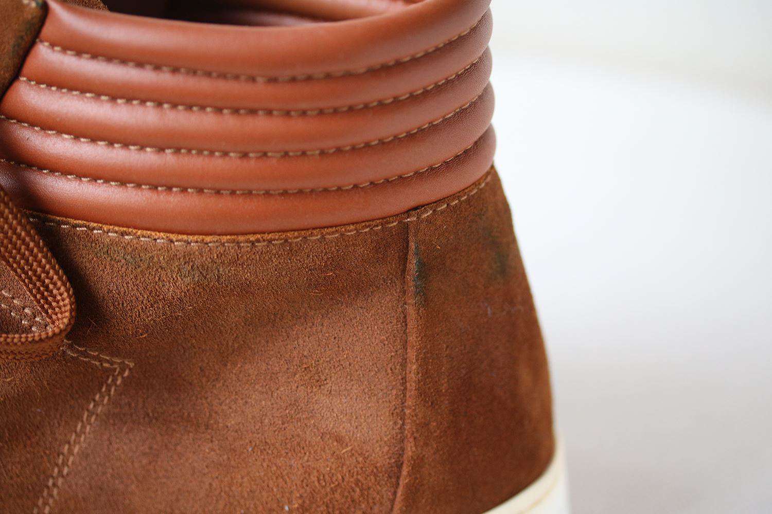 GIANVITO ROSSI BRADY SUEDE AND LEATHER HI-TOP SNEAKERS EU 42 UK 8 US 9 - Image 4