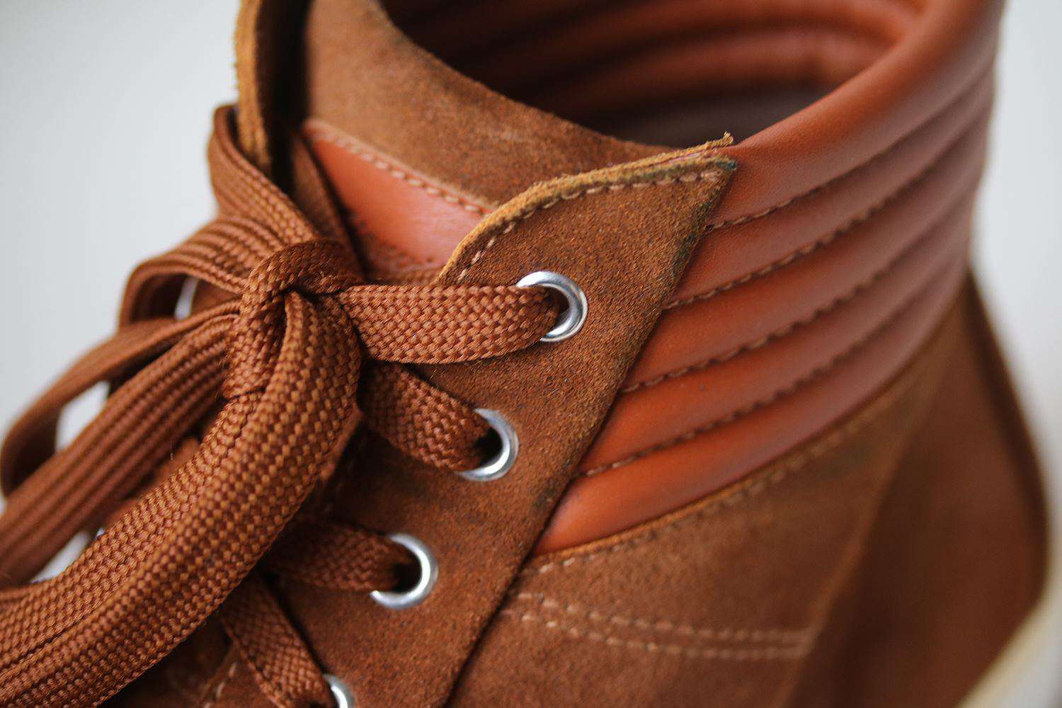 GIANVITO ROSSI BRADY SUEDE AND LEATHER HI-TOP SNEAKERS EU 42 UK 8 US 9 - Image 5