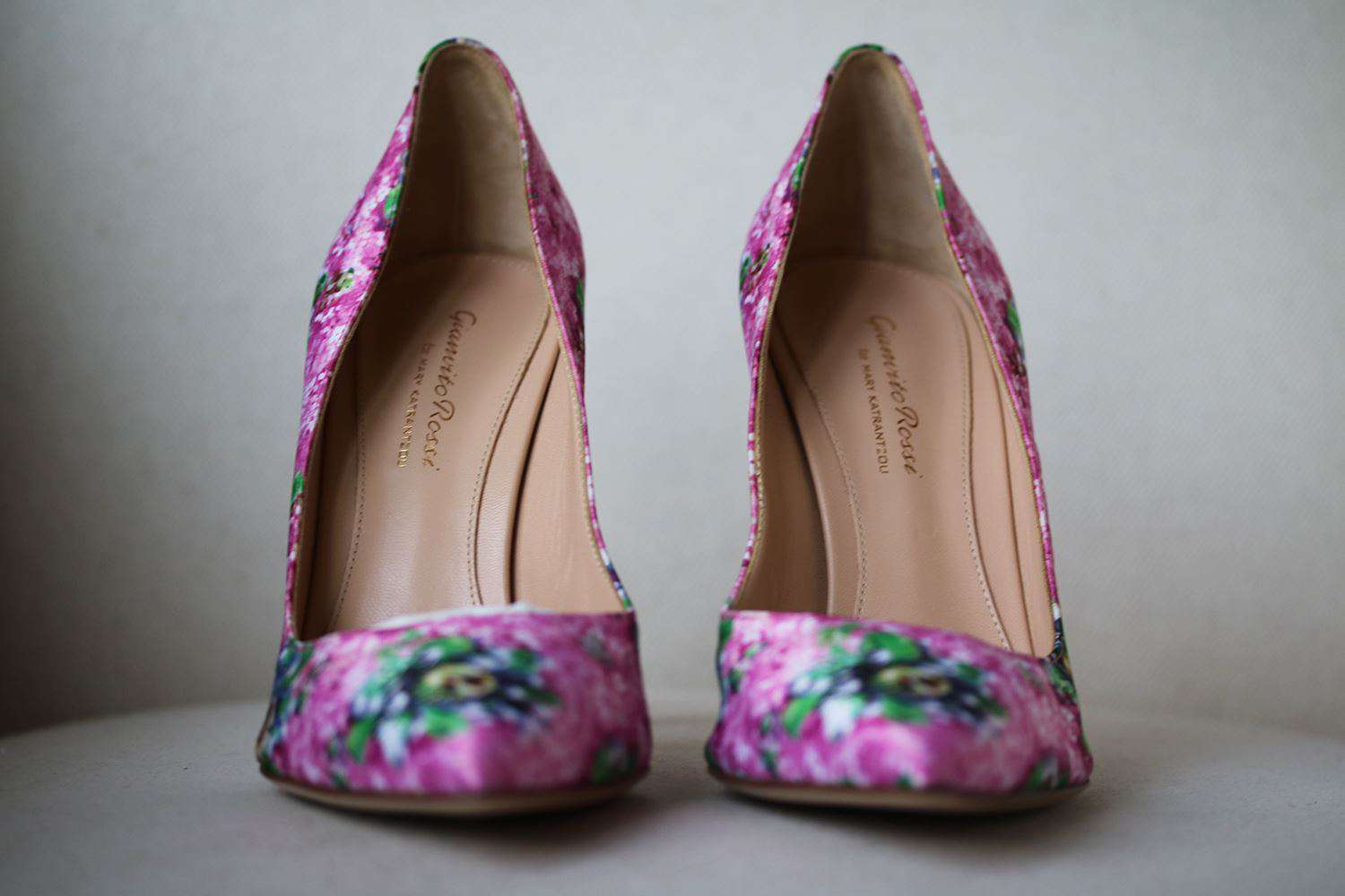 MARY KATRANTZOU + GIANVITO ROSSI LISA PONKER SATIN PUMPS EU 41 UK 8 US 11 - Image 3
