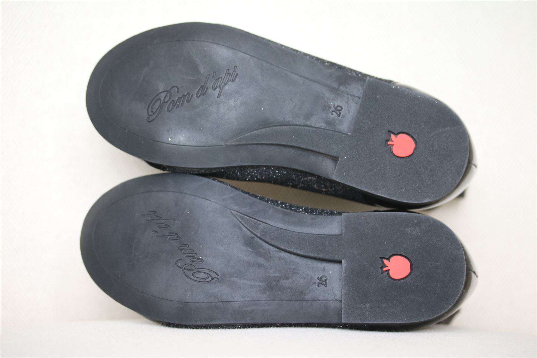 POM D'API GIRLS BLACK STRETCH LEATHER DORY BOOTS EU 26 UK 8 - Image 4