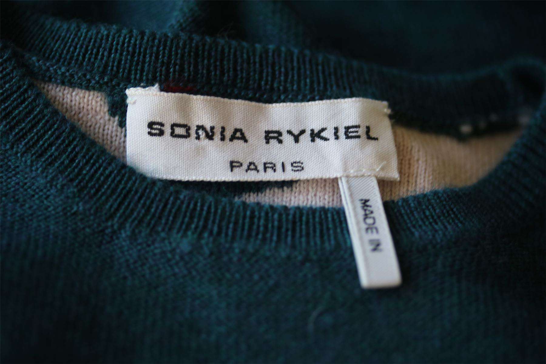 SONIA RYKIEL ENFANT GIRLS FLOWER INSTARSIA DRESS 4 YEARS - Image 4