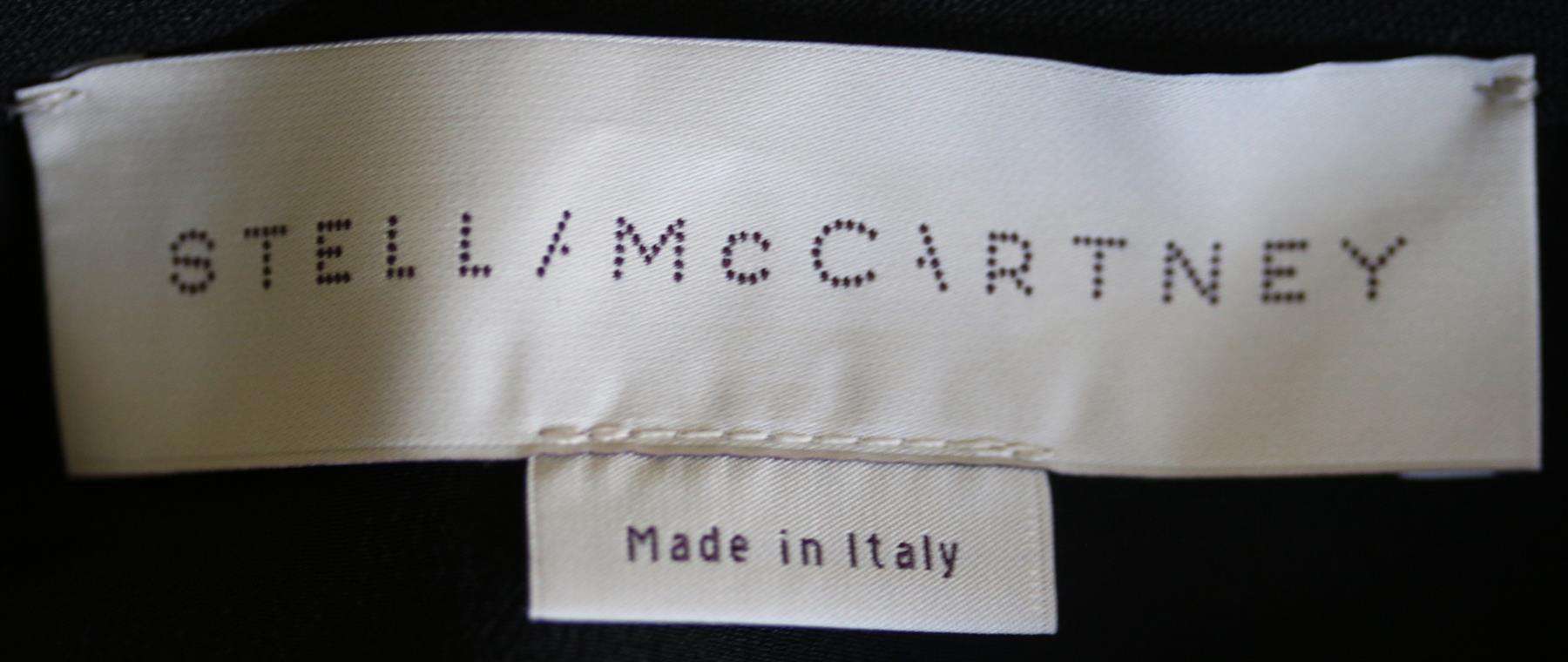 STELLA MCCARTNEY CORINNA FRINGED CREPE AND WICKER LACE MINI SKIRT IT 36 UK 4 - Image 5