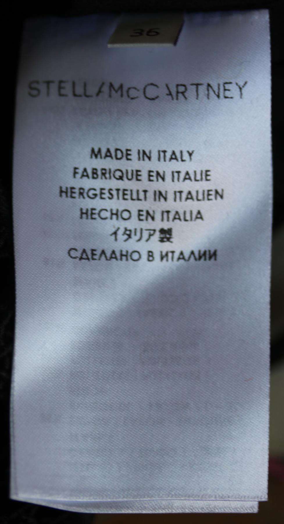 STELLA MCCARTNEY CORINNA FRINGED CREPE AND WICKER LACE MINI SKIRT IT 36 UK 4 - Image 6