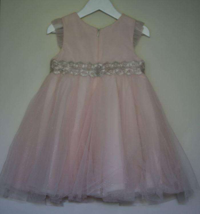 TARTINE ET CHOCOLAT GIRLS PINK CEREMONY DRESS 4 YEARS - Image 3